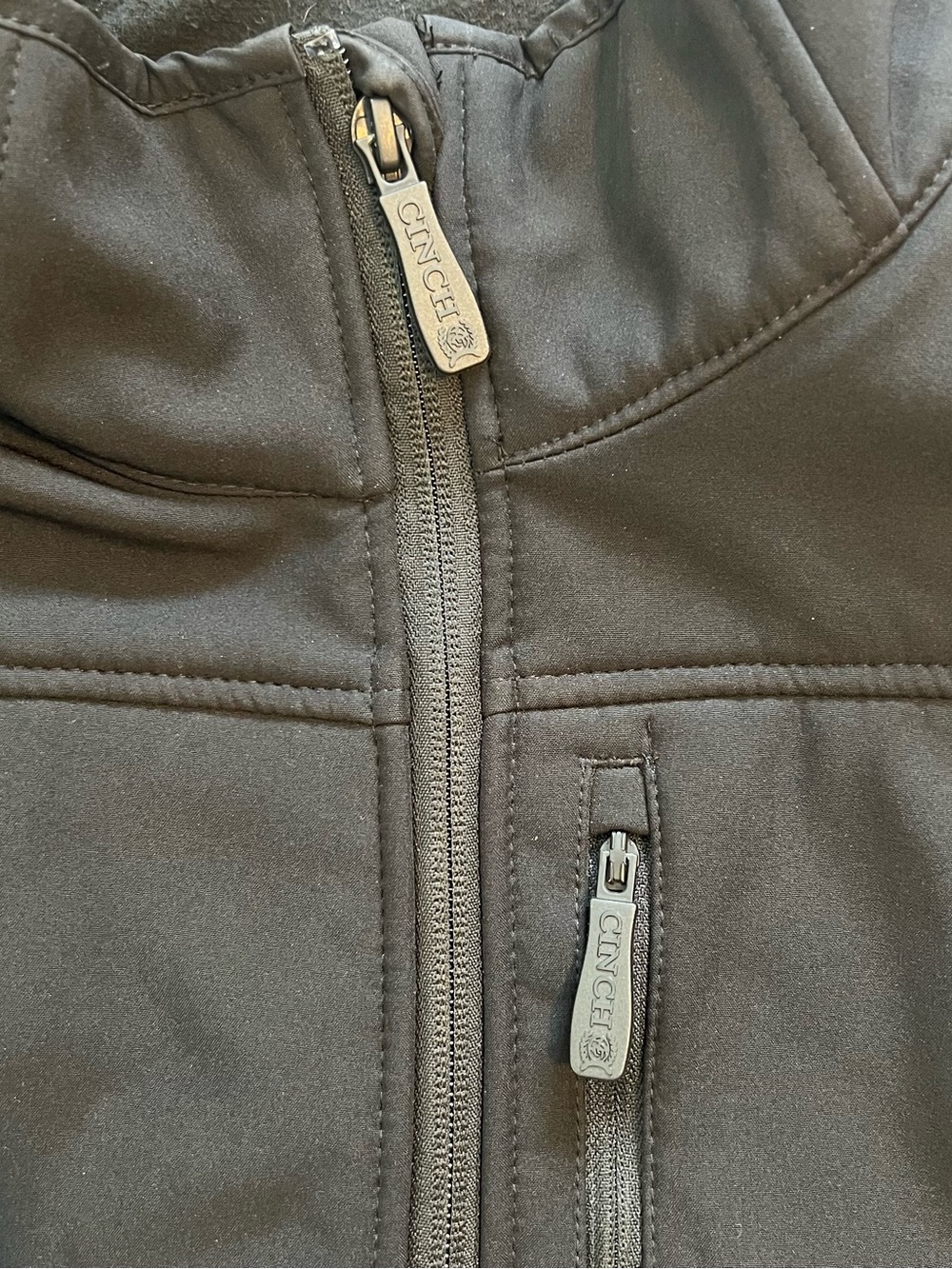 Cinch Ladies Black Concealed Carry Bonded Jacket Utility Performance Pockets - Picture 11 of 12